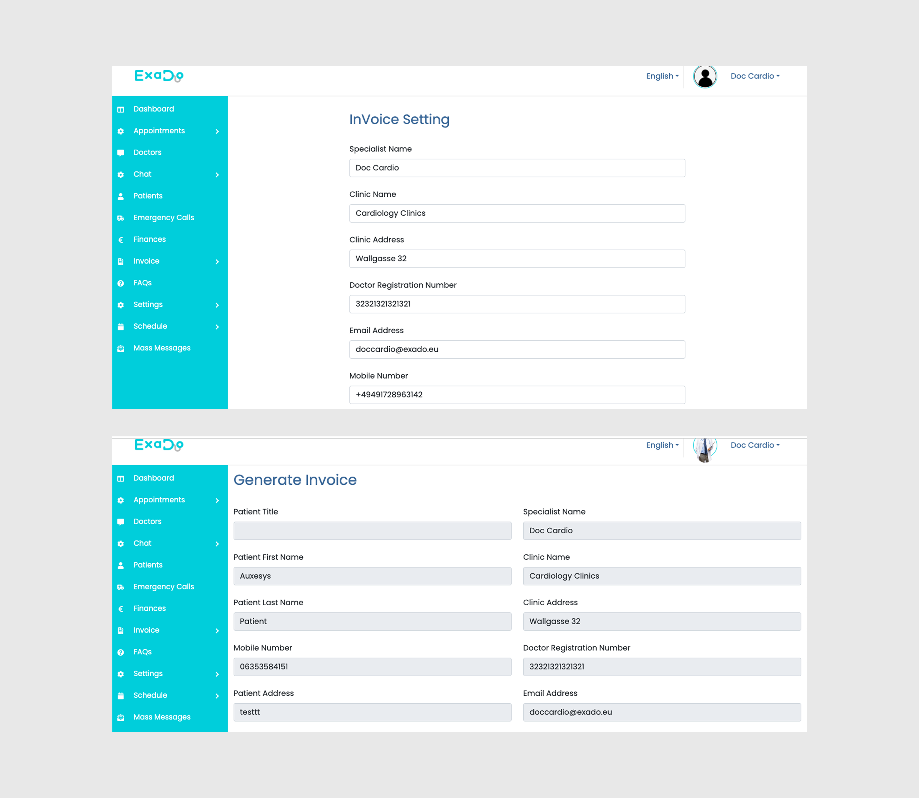 Invoice old prototype
