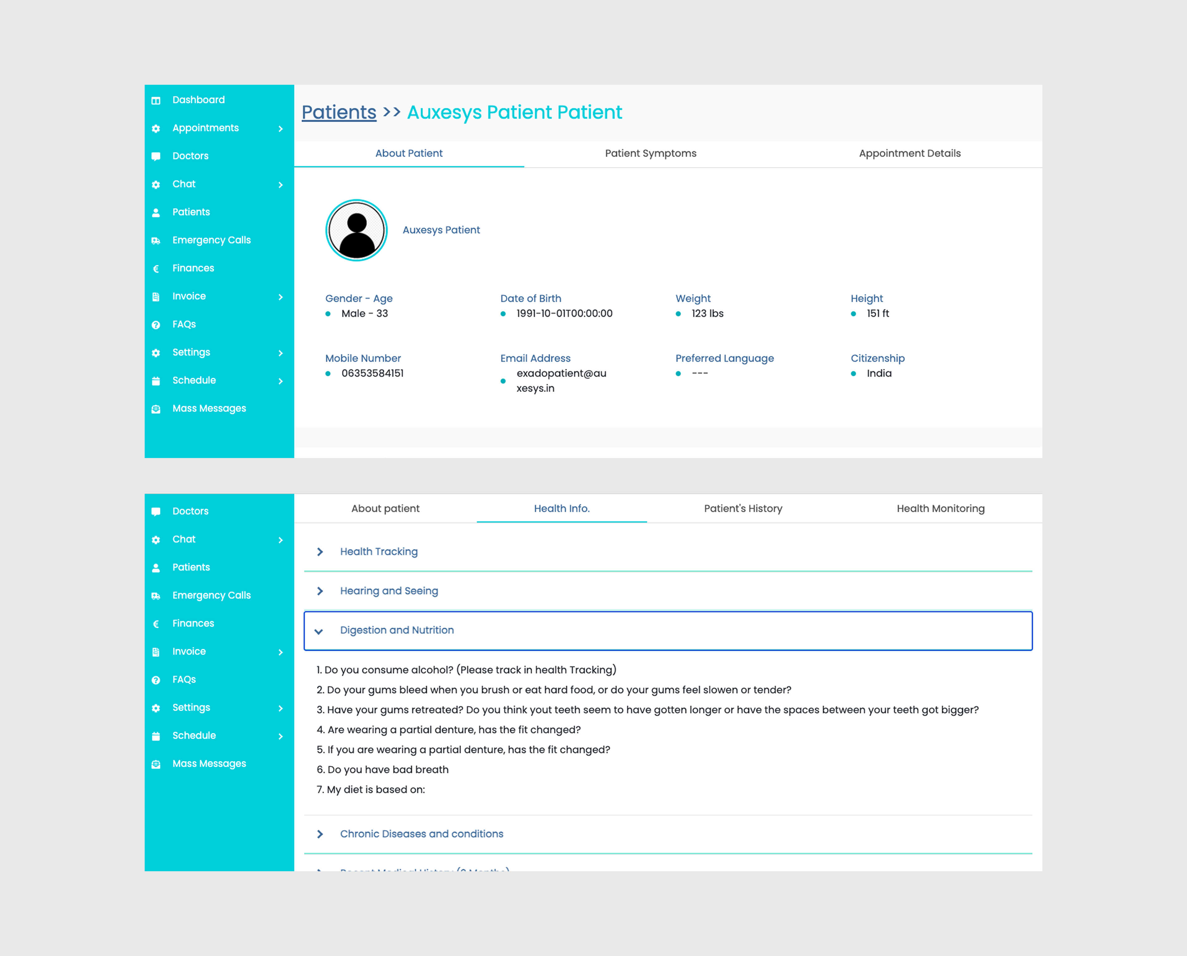 My Patients old prototype